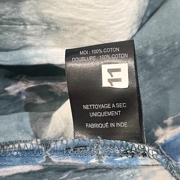 NWOT Sea New York Nadia Tie Dye Midi Dress Size Small 100% Cotton Blue - Picture 11 of 11